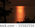 The sun setting in the Sea of Japan 15502556