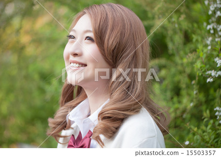 女孩 女生 高中女生 15503357