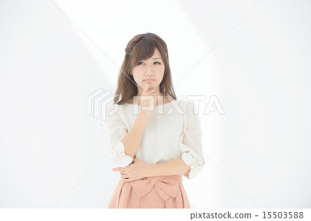 Worried · Young girls 15503588