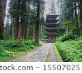 Haguroyama five-storied pagoda 15507025