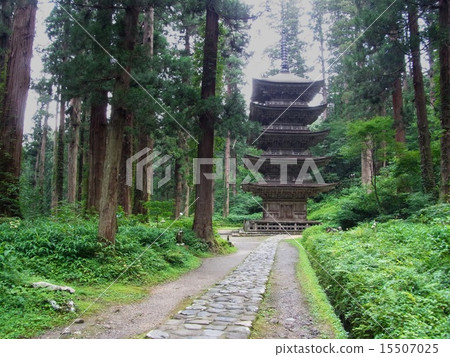 Haguroyama五層塔 15507025