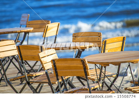 beer garden at the Baltic Sea in Poland 15508774