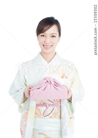 A woman in a kimono 15509302
