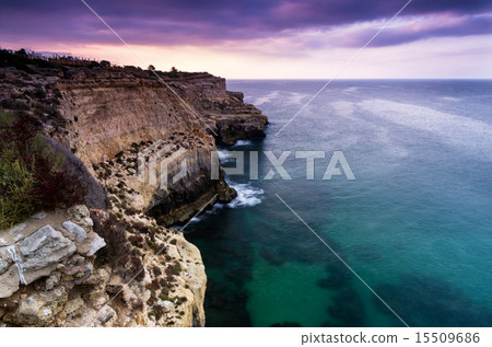 High rocky coastline with nice view High rocky coastline with nice view 15509686