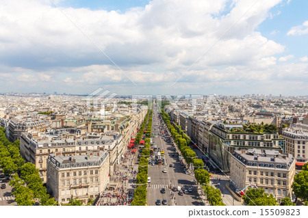 Champs elysees Avenue, Paris, France 15509823