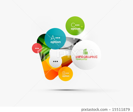Abstract step infographics business layout 15511879