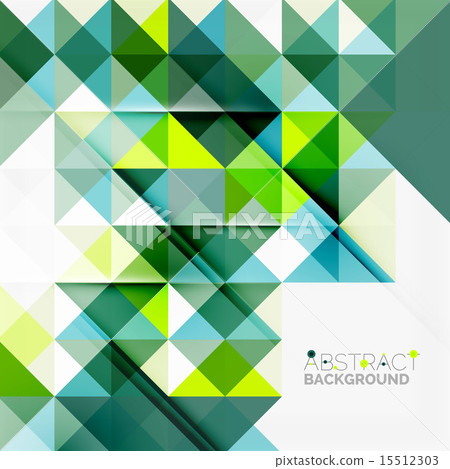 Abstract geometric background. Modern overlapping triangles 15512303