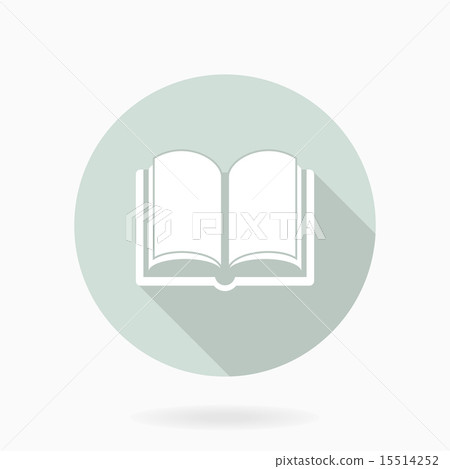 Fine Vector Book White Icon With Flat Design Fine Vector Book White Icon With Flat Design 15514252