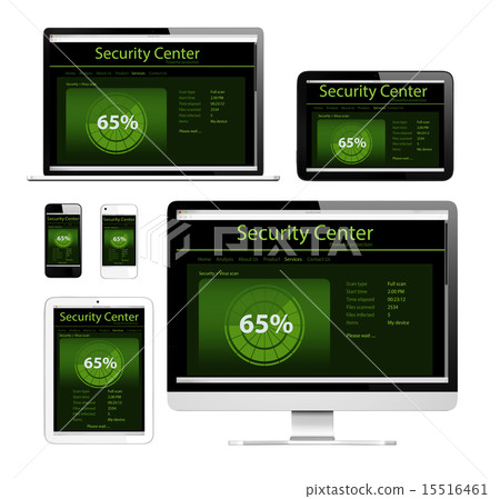 Digital Devices Collection Three Dimensional Electronic Internet 15516461