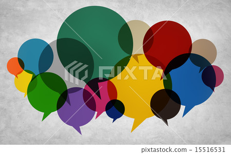 Speech Bubbles Colorful Communication Thoughts Talking Concept Speech Bubbles Colorful Communication Thoughts Talking Concept 15516531