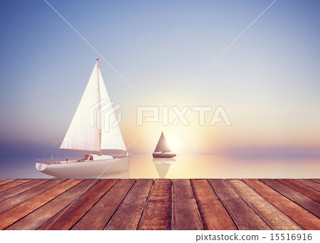 Sailboat Sail Summer Travel Freedom Leisure Vacation Concept Sailboat Sail Summer Travel Freedom Leisure Vacation Concept 15516916