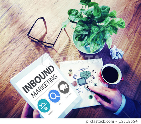Inbound Marketing Commerce Content Social Media Concept Inbound Marketing Commerce Content Social Media Concept 15518554