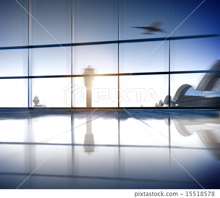 Airport Terminal Aerospace Industry Flight Airplane Concept Airport Terminal Aerospace Industry Flight Airplane Concept 15518578