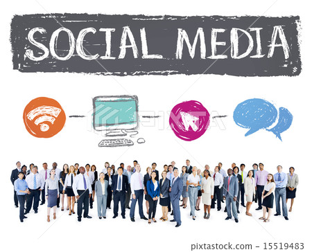 Social Media Connection Communication Technology Network Concept Social Media Connection Communication Technology Network Concept 15519483
