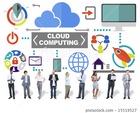 People Digital Device Global Communications Cloud Computing Conc People Digital Device Global Communications Cloud Computing Conc 15519527
