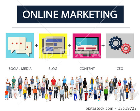 Online Marketing Business Content Strategy Target Concept Online Marketing Business Content Strategy Target Concept 15519722