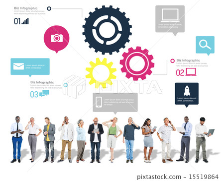 Team Teamwork Cog Functionality Technology Business Concept 15519864