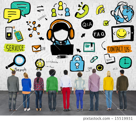 Customer Service Help Business Service Solution Support Concept 15519931