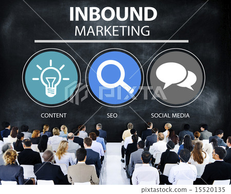 Inbound Marketing Commerce Content Social Media Concept 15520135