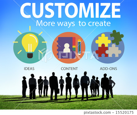 Customize Ideas Identity Individuality Innovation Personalize Co 15520175