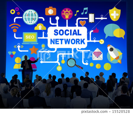 Social Media Social Networking Connection Global Concept 15520528
