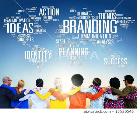Branding World Global Marketing Identity Individuality Concept Branding World Global Marketing Identity Individuality Concept 15520546