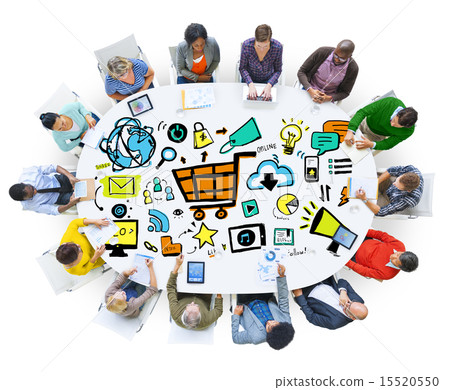 Diversity People Online Marketing Conference Meeting Concept Diversity People Online Marketing Conference Meeting Concept 15520550