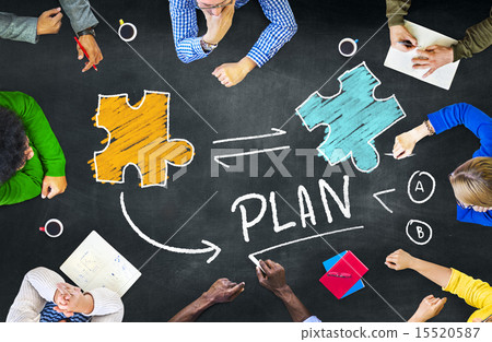 Plan Planning Connection Discussion Jigsaw Team Teamwork Concept Plan Planning Connection Discussion Jigsaw Team Teamwork Concept 15520587