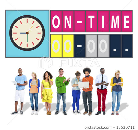 On Time Punctual Efficiency Organization Management Concept 15520711