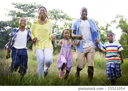 African Family Happiness Holiday Vacation Activity Concept African Family Happiness Holiday Vacation Activity Concept 15521054