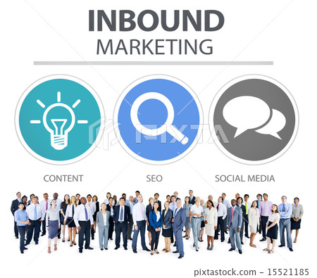 Inbound Marketing Commerce Content Social Media Concept 15521185