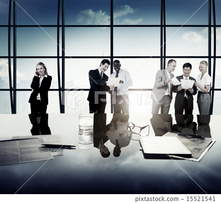 Business People Corporate Team Discussion Office Concept 15521541