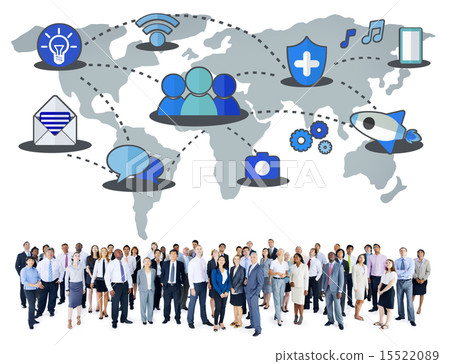 Social Network Sharing Global Communications Connection Concept Social Network Sharing Global Communications Connection Concept 15522089