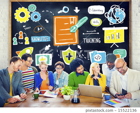 Training Team Brainstorming Ideas Discussion Learning Concept Training Team Brainstorming Ideas Discussion Learning Concept 15522136