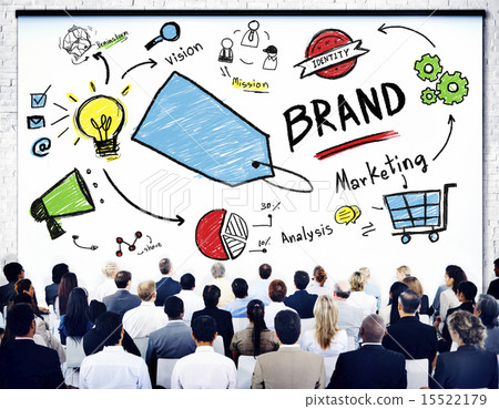 Stock Photo: Diverse Business People Conference Seminar Brand Concept