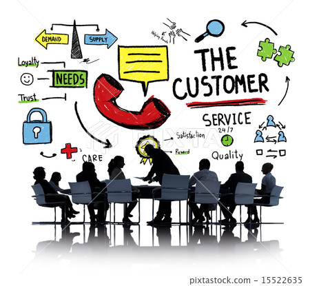 The Customer Service Target Market Support Assistance Concept 15522635
