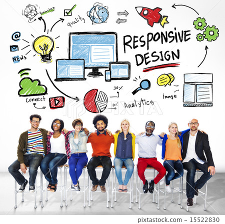 Responsive Design Internet Web Online People Friendship Concept 15522830