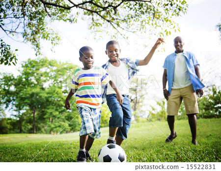 African Family Happiness Holiday Vacation Activity Concept 15522831