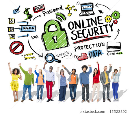 Online Security Protection Internet Safety People Success Concep Online Security Protection Internet Safety People Success Concep 15522892