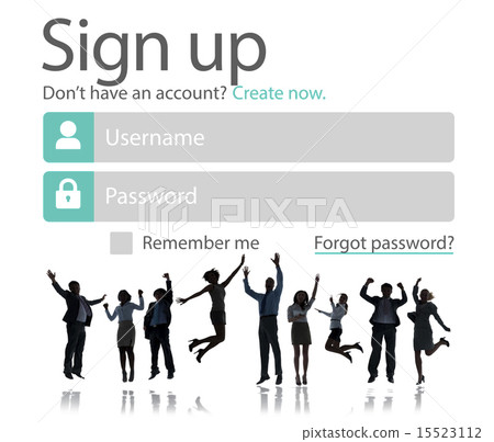 Sign Up Register Online Internet Web Concept Sign Up Register Online Internet Web Concept 15523112