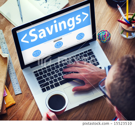 Saving Money Business Budget Financial Banking Concept 15523510