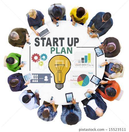 Start Up Launch Business Ideas Plan Creativity Concept 15523511