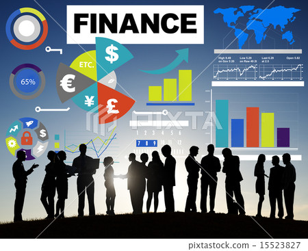 finance bar graph chart investment money business concept 15523827