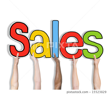 Sales Word Concepts Isolated on White 15523829