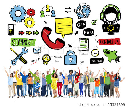 Support Help Solution Care Cooperation Assistance Togetherness C 15523899