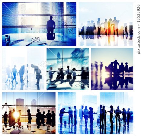 Global Business People Handshake Meeting Communication Concept 15523926