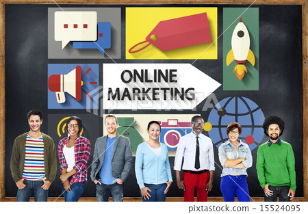 Online Marketing Branding Global Communication Analysing Concept Online Marketing Branding Global Communication Analysing Concept 15524095