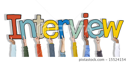 Group of Hands Holding Interview Word Concept Group of Hands Holding Interview Word Concept 15524154