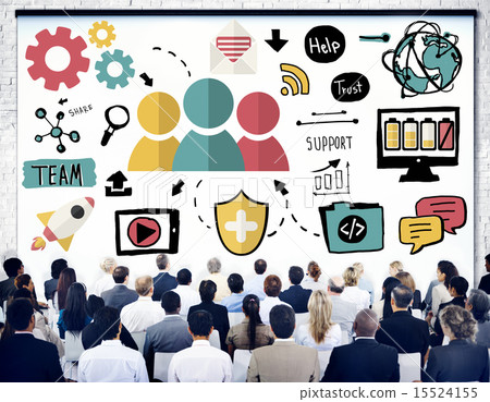 Team Support Care Help Trust Collaboration Concept 15524155