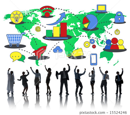 Marketing Global Business Growth Commercial Media Concept 15524246